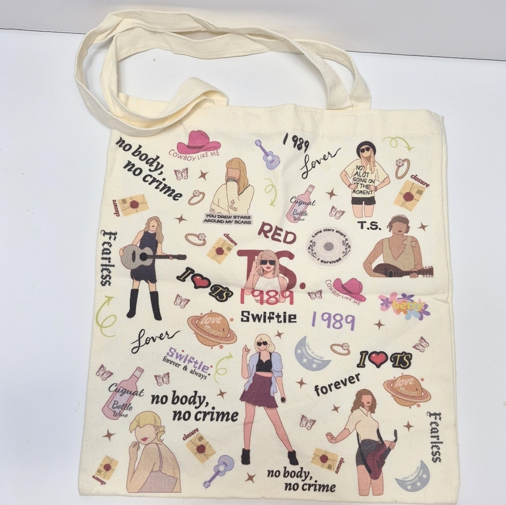Taylor Swift 1989 Canvas Tote Bag
